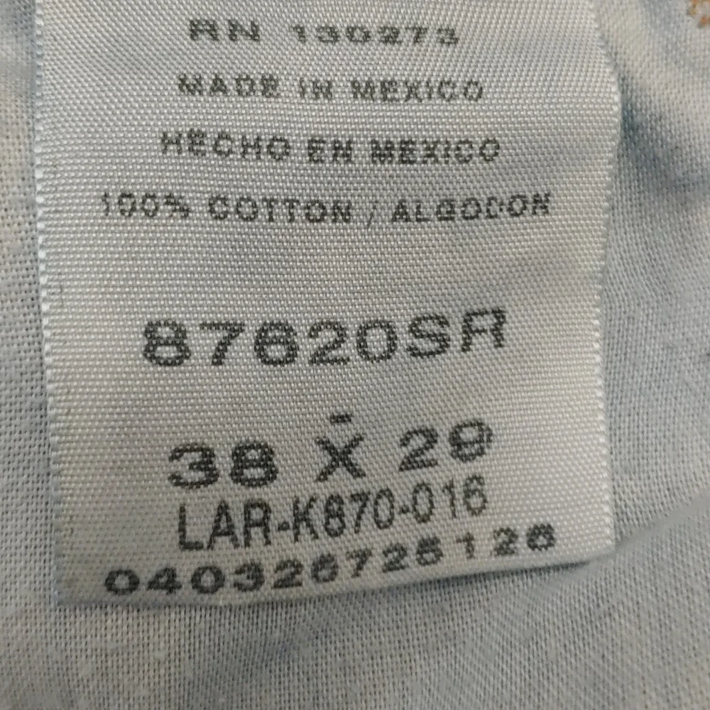 Rustler Men's Size 38W 100% Cotton Straight Legged Jeans